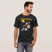 Zonnestelsel Sun Planet Science Astronomie Space M T-shirt (Voorkant volledig)