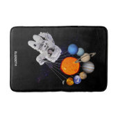 Zonnestelsel Sun Planets Astronaut Milky Way Badmat (Voorkant)