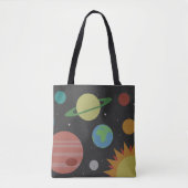 Zonnestelsel Tote Bag (Voorkant)