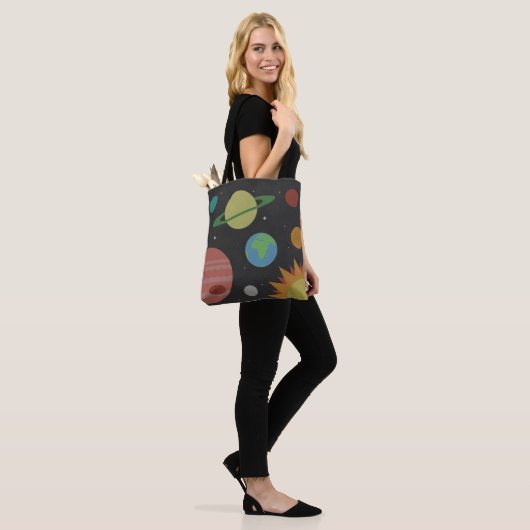 Zonnestelsel Tote Bag (Op model)