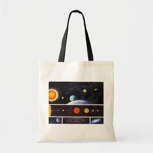 Zonnestelsel Tote Bag (Voorkant)