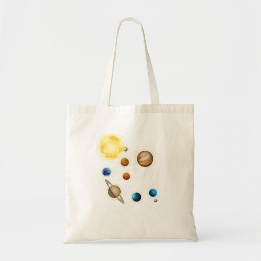 Zonnestelsel Tote Bag (Voorkant)