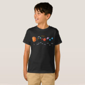 Zonnestelsel Vector ontwerp T-shirt (Voorkant volledig)