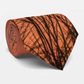 Zonnesten door de zee haver stropdas (Opgerold)