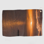 Zonnestijging boven de Atlantische oceaan Golfhanddoek (Horizontaal)