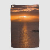 Zonnestijging boven de Atlantische oceaan Golfhanddoek (Voorkant)