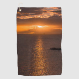 Zonnestijging boven de Atlantische oceaan Golfhanddoek