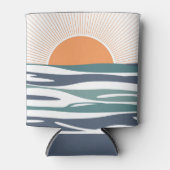 Zonnestijging door het zee blikjeskoeler (Voorkant)