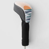 Zonnestijging door het zee golfheadcover (Schuin)