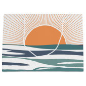 Zonnestijging door het zee groot cadeauzakje (Voorkant)