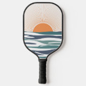 Zonnestijging door het zee pickleball paddle (Achterkant)