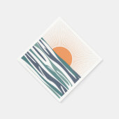 Zonnestijging door het zee servet (Hoek)