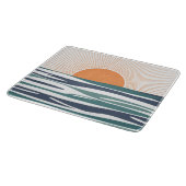 Zonnestijging door het zee snijplank (Hoek)