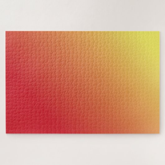 Zonnestijging - Helder Rood tot Geel Verloopminimu Legpuzzel (Horizontaal)