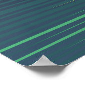 Zonnestijging in de illustratie van het zee, kunst poster (Hoek)