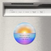 Zonnestijging - Koelmachine Magnet met mooie quote (Insitu (Vaatwasser))