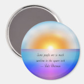 Zonnestijging - Koelmachine Magnet met mooie quote (Voorkant / Achterkant)
