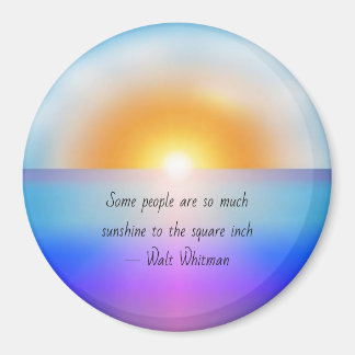 Zonnestijging - Koelmachine Magnet met mooie quote