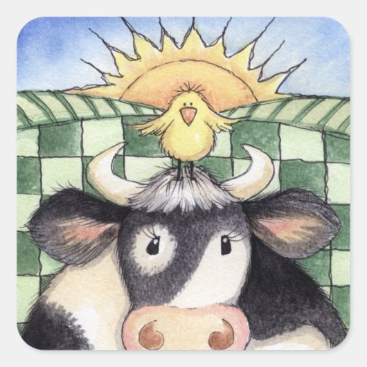 Zonnestijging - Stickers (Voorkant)