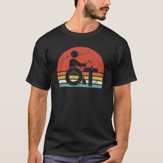 Zonnestoeltje voor beroepsethompsen t-shirt (Voorkant)