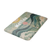 Zonnestoot gepersonaliseerd badmat (Gekanteld)