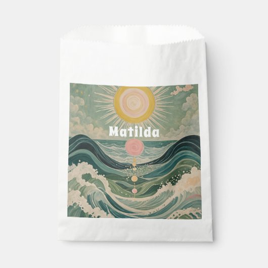 Zonnestoot gepersonaliseerd bedankzakje (Voorkant)