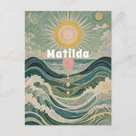 Zonnestoot gepersonaliseerd briefkaart