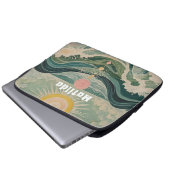 Zonnestoot gepersonaliseerd laptop sleeve (Voorkant onderkant)