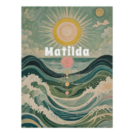 Zonnestoot gepersonaliseerd perfect poster