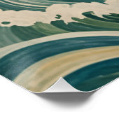 Zonnestoot gepersonaliseerd perfect poster (Hoek)