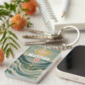 Zonnestoot gepersonaliseerd sleutelhanger (Voorkant Rechts)