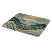 Zonnestoot gepersonaliseerd snijplank (Hoek)