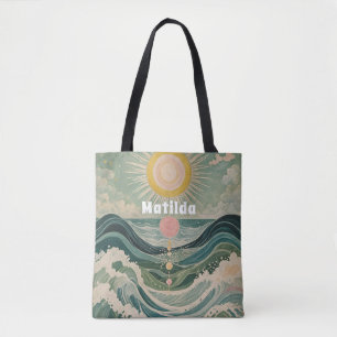 Zonnestoot gepersonaliseerd tote bag