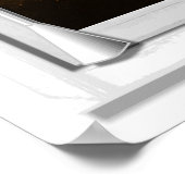 Zonnestopluik voor Zeeen Uitzicht met riemen Poster (Hoek)