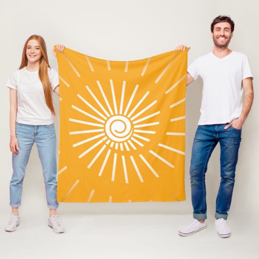 Zonnestraal 2 fleece deken (In situ)