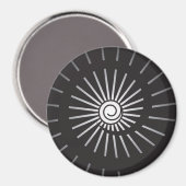 Zonnestraal 5 magneet (Voorkant / Achterkant)