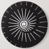 Zonnestraal 5 ronde button 6,0 cm (Voorkant)