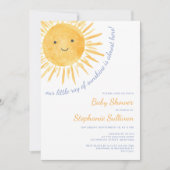 Zonnestraal Baby Shower Kaart (Voorkant)