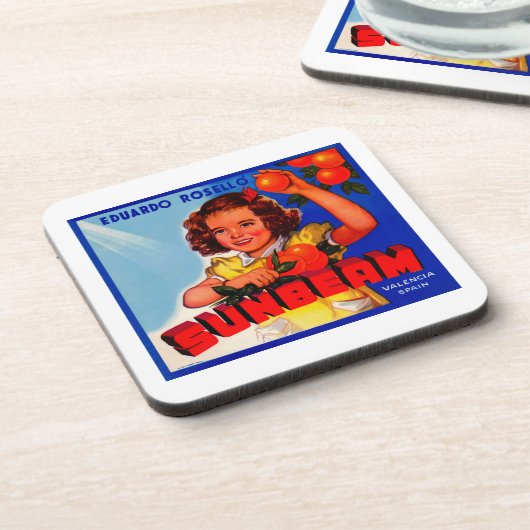 zonnestraal bier onderzetter (Linkerzijde)