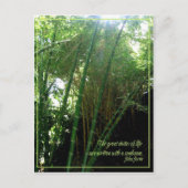 zonnestraal briefkaart (Voorkant)