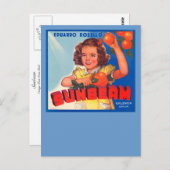 zonnestraal briefkaart (Voorkant / Achterkant)