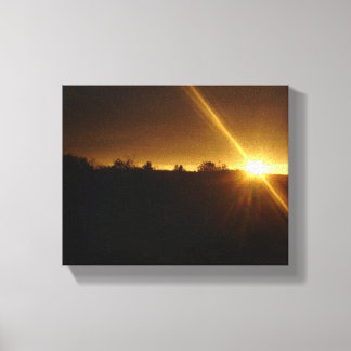 zonnestraal canvas afdruk