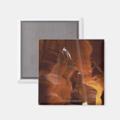 Zonnestraal die op de vloer van de canyon tumblewe magneet (Voorkant / Achterkant)