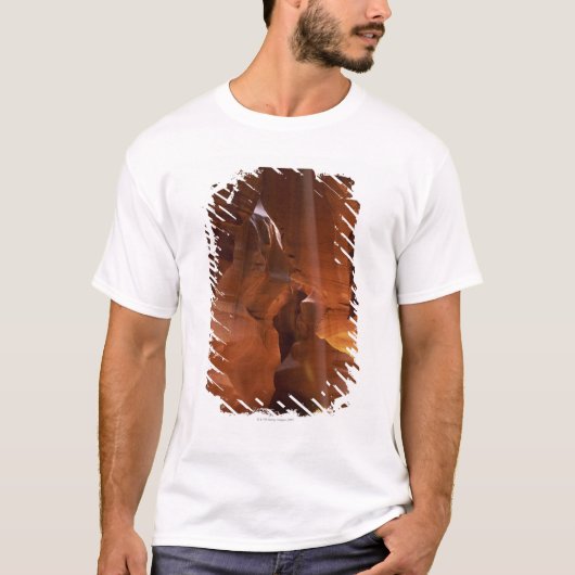 Zonnestraal die op de vloer van de canyon tumblewe t-shirt (Voorkant)