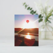Zonnestraal, heteluchtballon briefkaart (Staand voorkant)