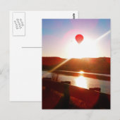 Zonnestraal, heteluchtballon briefkaart (Voorkant / Achterkant)