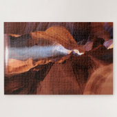 Zonnestraal in de bovenste antilopen Canyon in Ari Legpuzzel (Horizontaal)