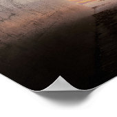 zonnestraal in tunnel poster (Hoek)