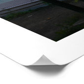 Zonnestraal op Stairwell Poster (Hoek)