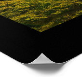 Zonnestraal over de bergen poster (Hoek)